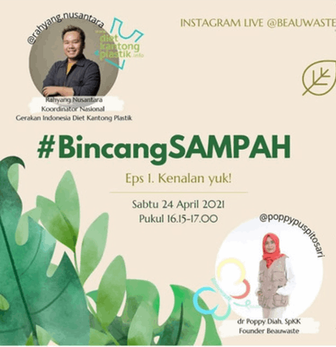 flyer kegiatan bincang sampah